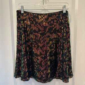 NWT Ann Taylor LOFT sequin skater skirt - 4